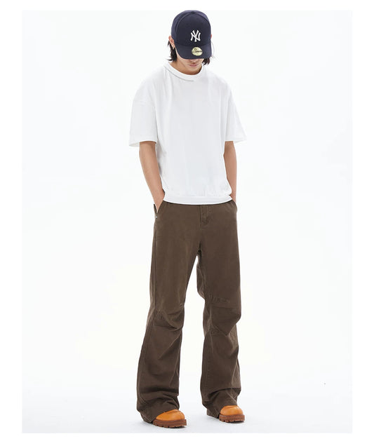 Bootcut Cargo Jeans — worn by a model