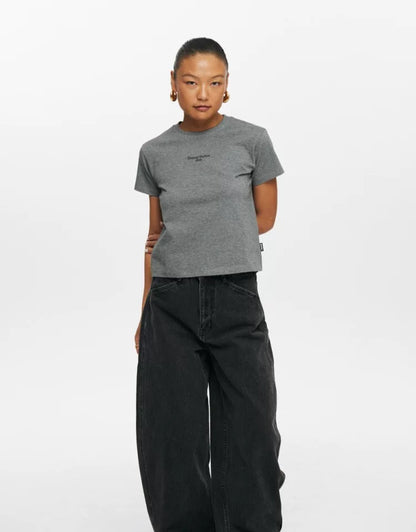 Slim Sports Tee — worn by a model