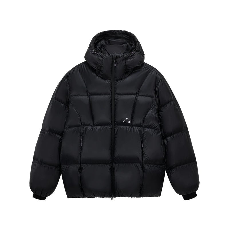 Men's women's extreme cold down jacket - 800 fill power hooded quilted winter parka for subzero temperatures