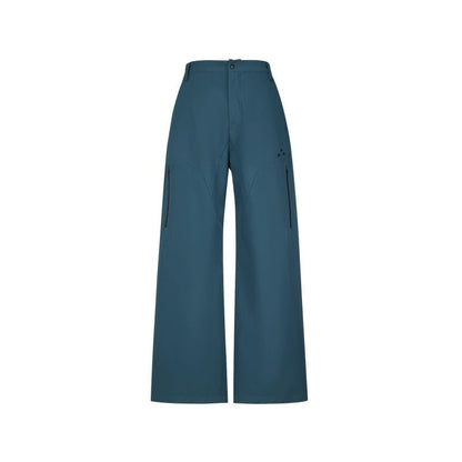 Wasserdichte Softshell-Hose für Damen und Herren – marineblaue Wanderhose mit hoher Taille und weitem Bein; winddicht und ideal für Outdoor-Aktivitäten