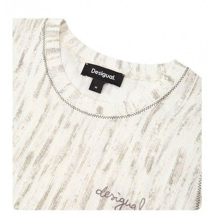 Embroidered Textured Stretch T-Shirt