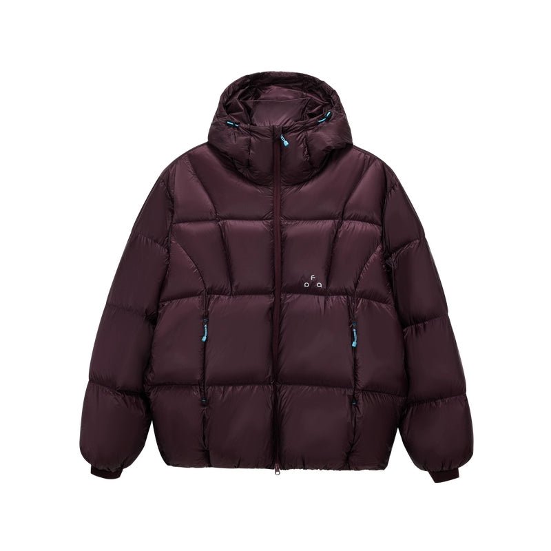 Men's women's extreme cold down jacket - 800 fill power hooded quilted winter parka for subzero temperatures
