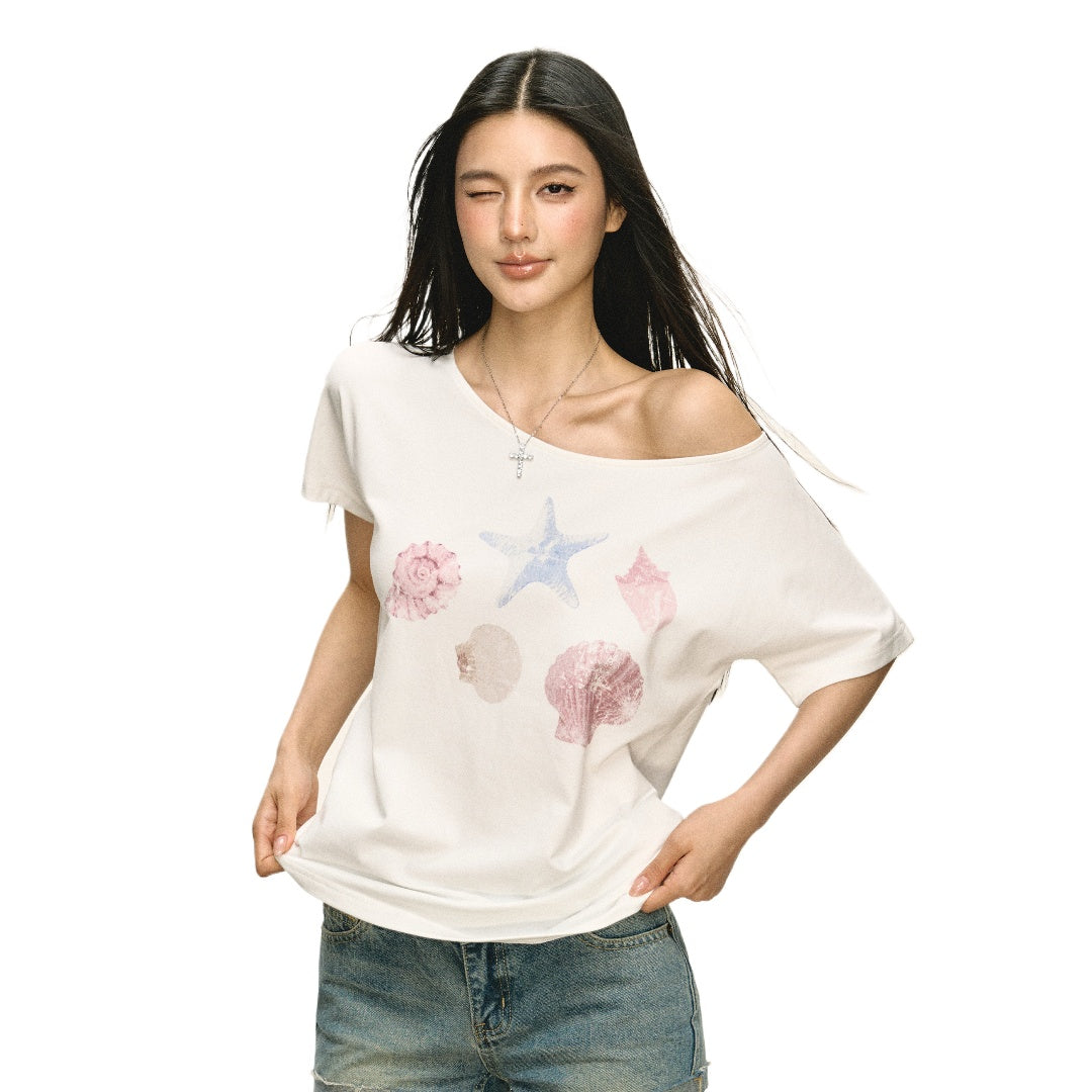 Star Print Long Sleeve Tee