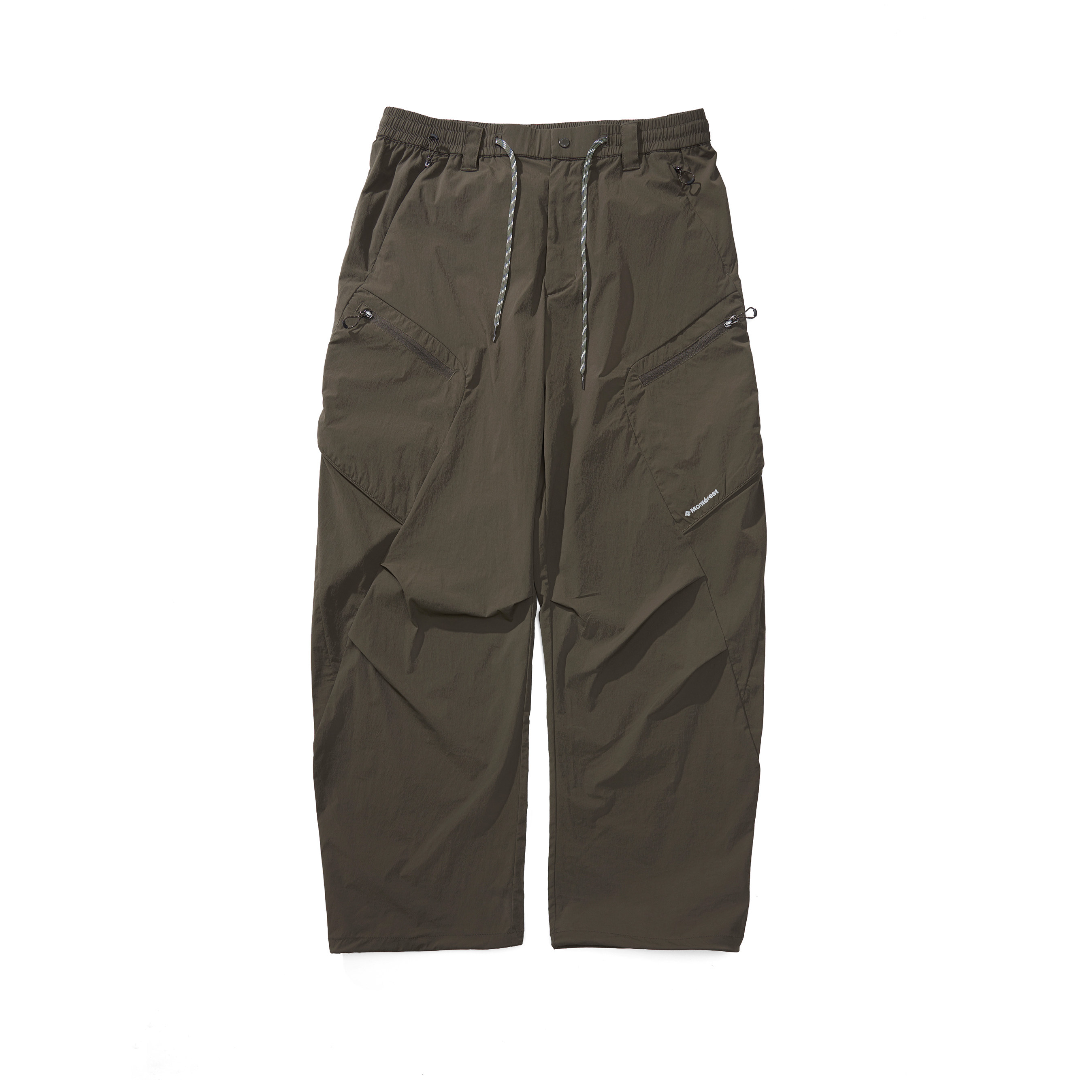 Unisex Water-Repellent Multi-Pocket Drawstring Utility Pants
