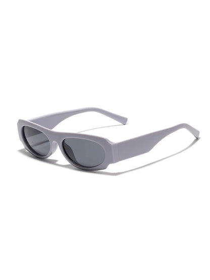 Lunettes de soleil carrées futuristes — coloris gris