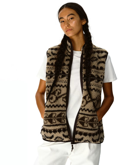 High-Neck Lambswool Vest