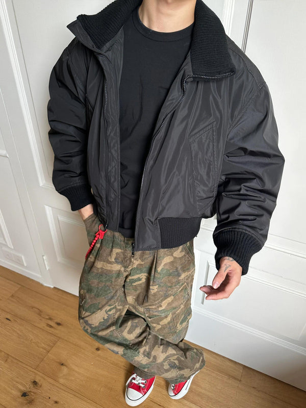 Relaxed Flight Bomber Jacket