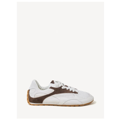 Italian Suede Wide-Fit German Trainer Sneakers