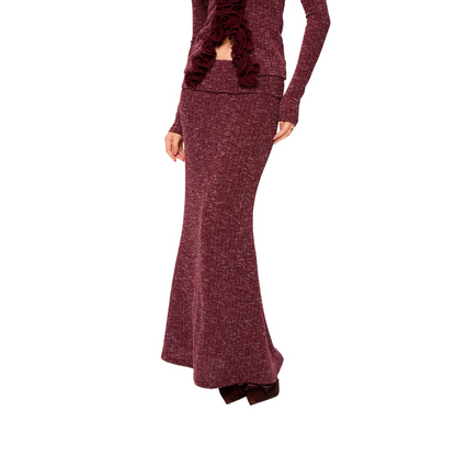 Knit Top & Bodycon Skirt Set