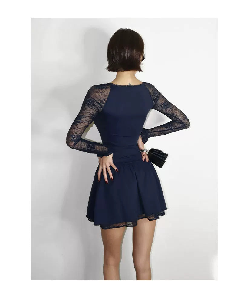 Lace Waistband Dress