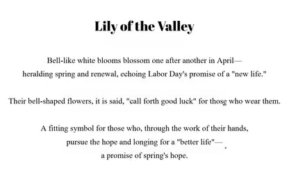 Lily of the Valley Silver Ring
