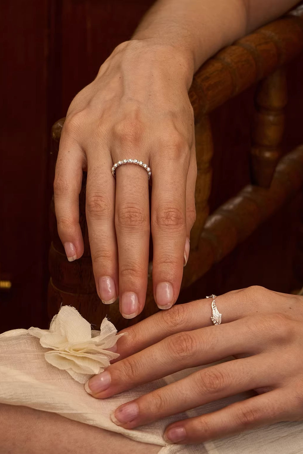 Lily of the Valley Silver Ring
