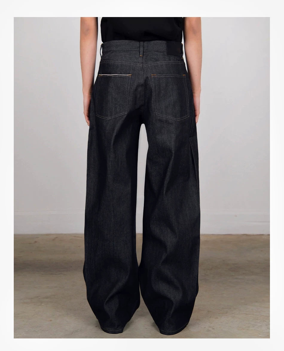 Loose Fit Flared Jeans