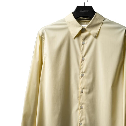 Machine-Washable Merino Wool Blend Minimalist Shirt