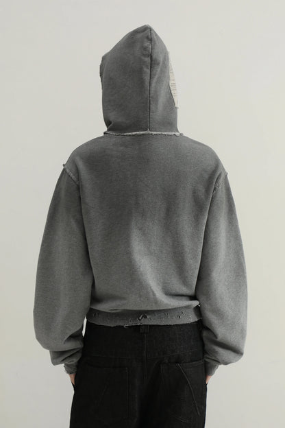 MASONPRINCE Remake Distressed Graphic Hoodie
