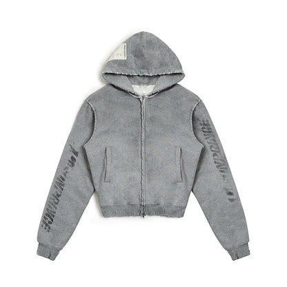 MASONPRINCE Remake Distressed Graphic Hoodie
