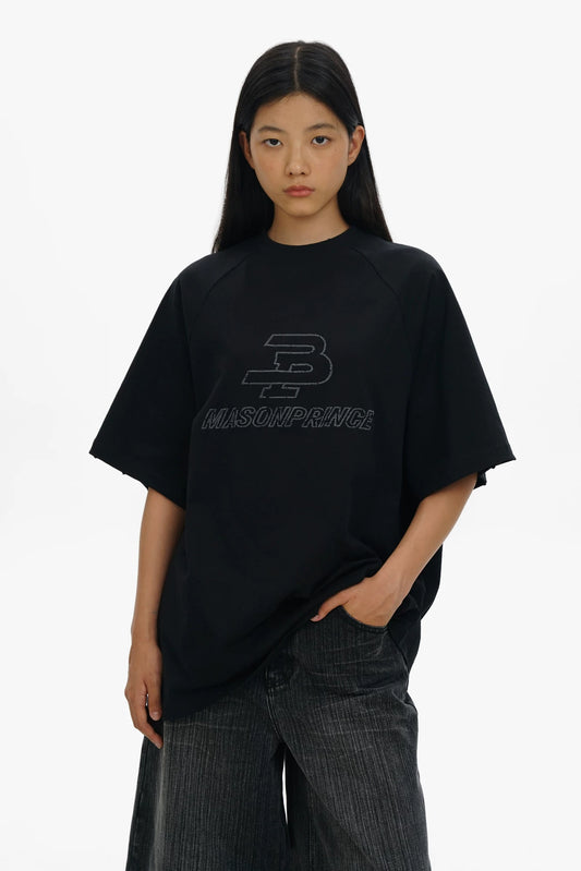 MASONPRINCE Two-Tone Raglan Cotton T-Shirt