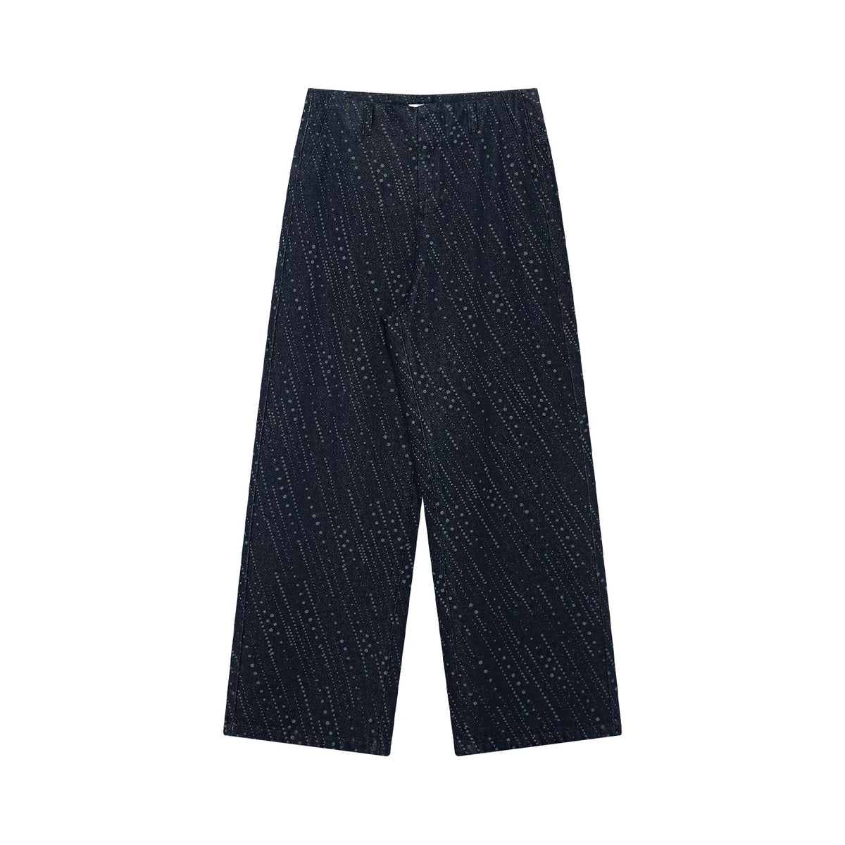 Meteor Polka Dot Wide-Leg Jeans