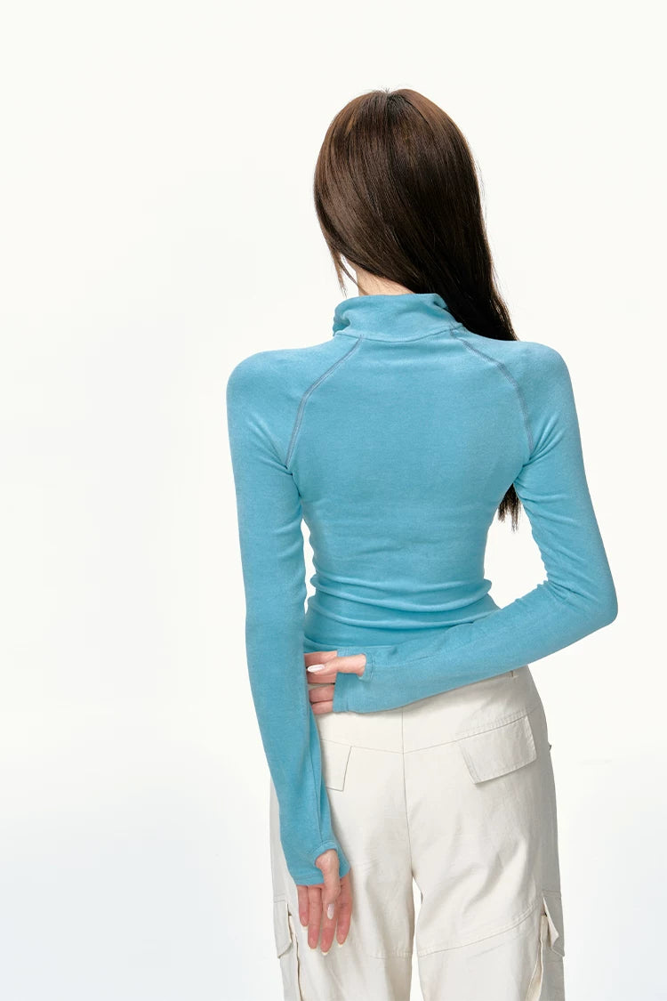 Mock Neck Thermal Base Layer Top