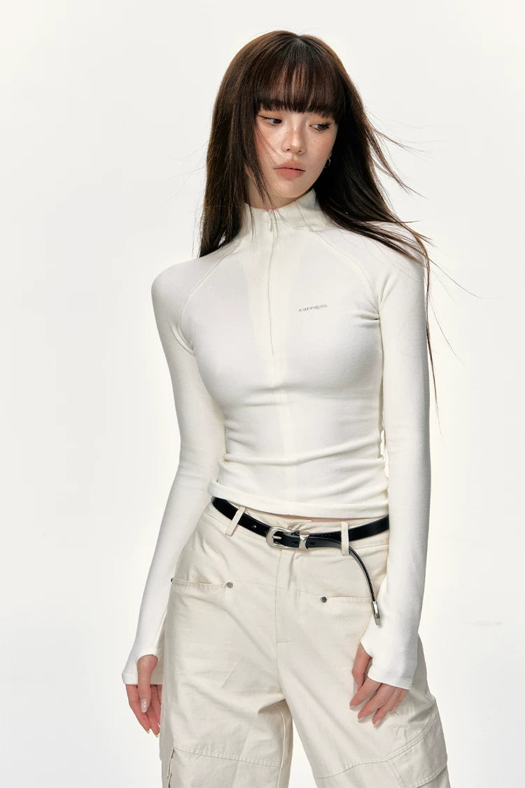 Mock Neck Thermal Base Layer Top