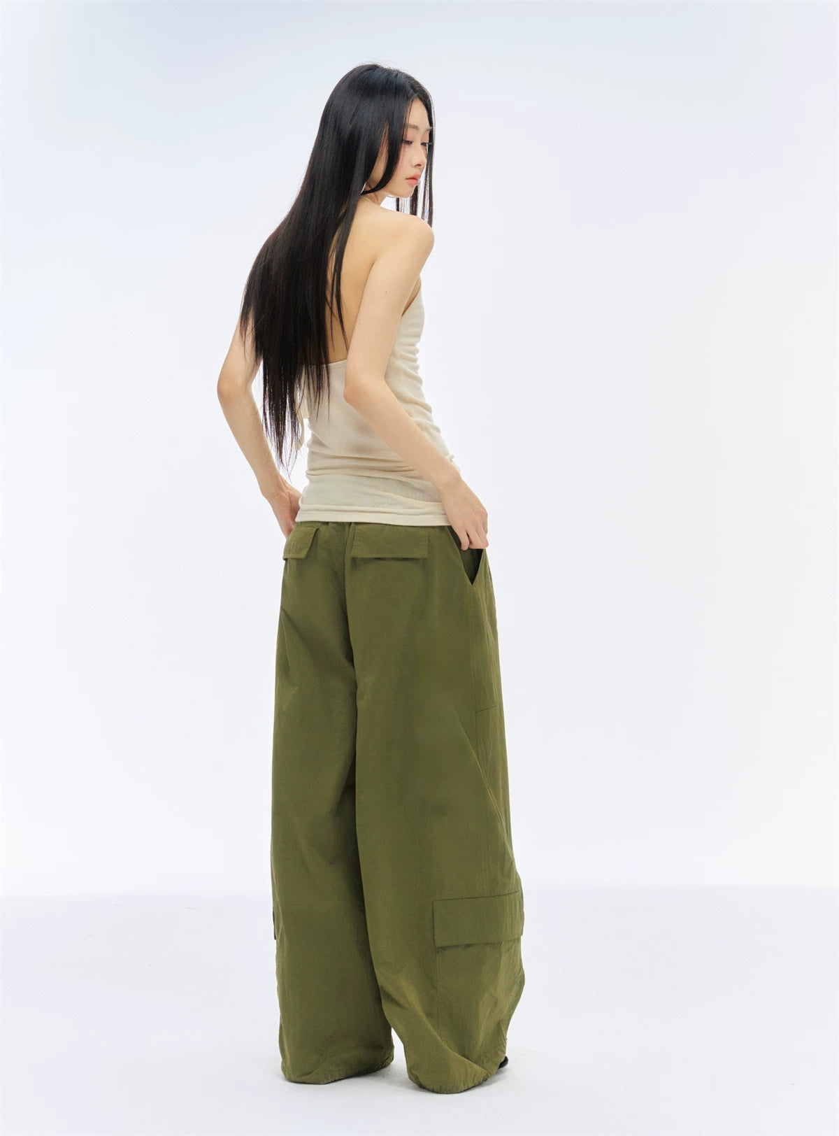 Neck sling vest sports top