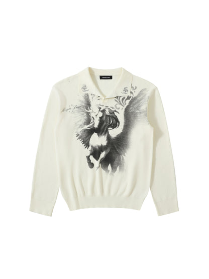Pegasus Totem Breathable Knit Polo