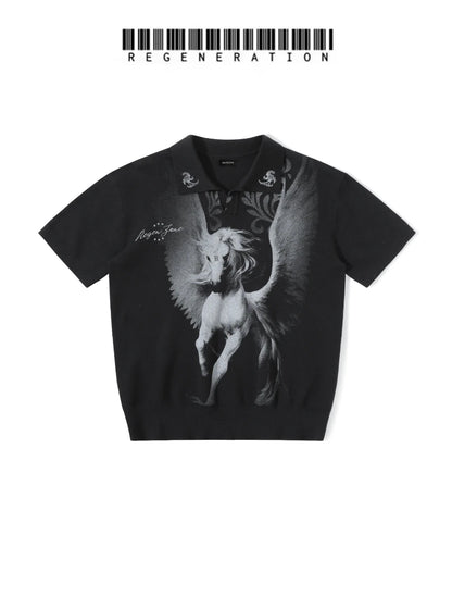 Pegasus Totem Breathable Knit Polo