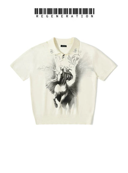 Pegasus Totem Breathable Knit Polo