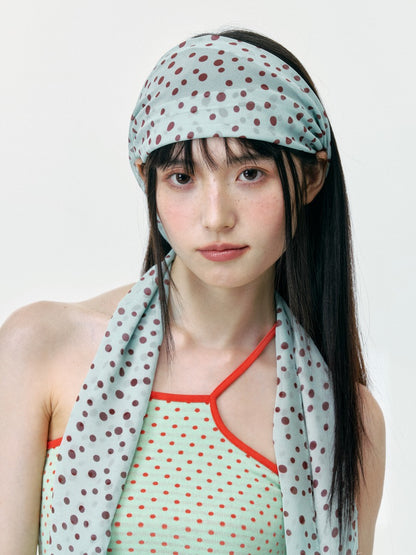 Polka Dot Scarf