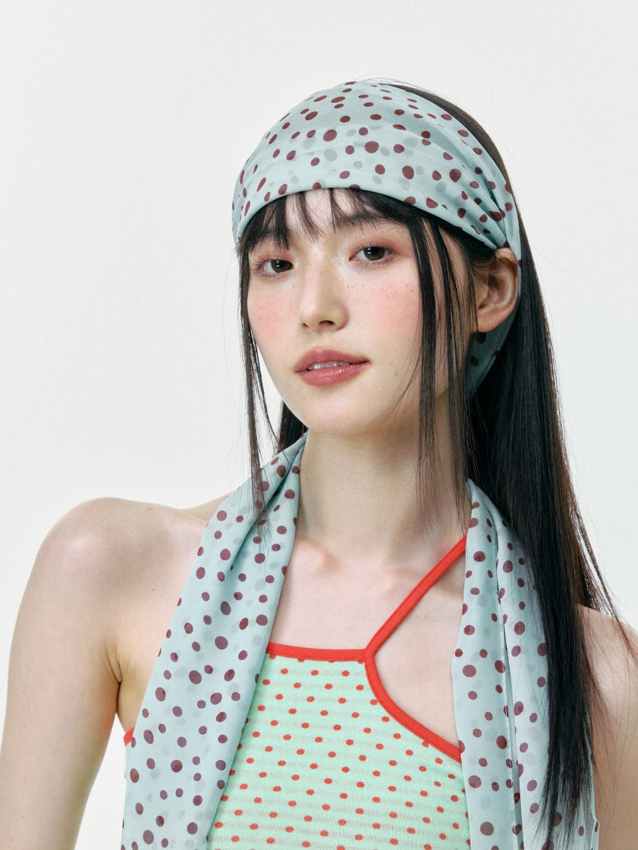 Polka Dot Scarf