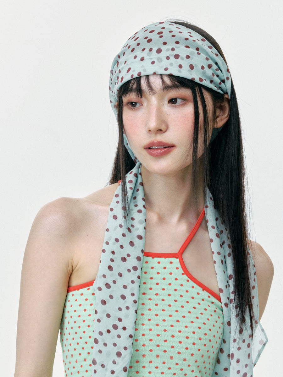 Polka Dot Scarf