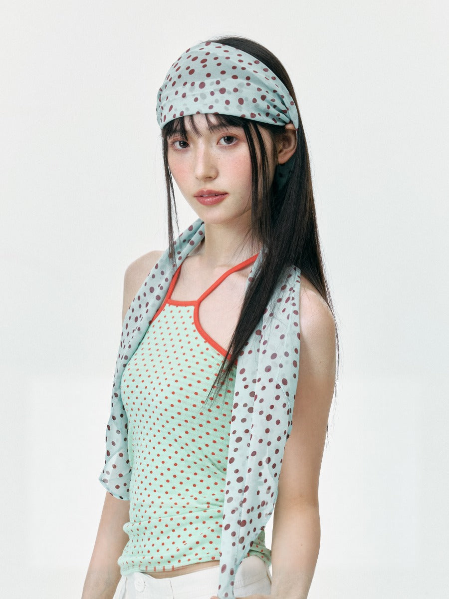 Polka Dot Scarf