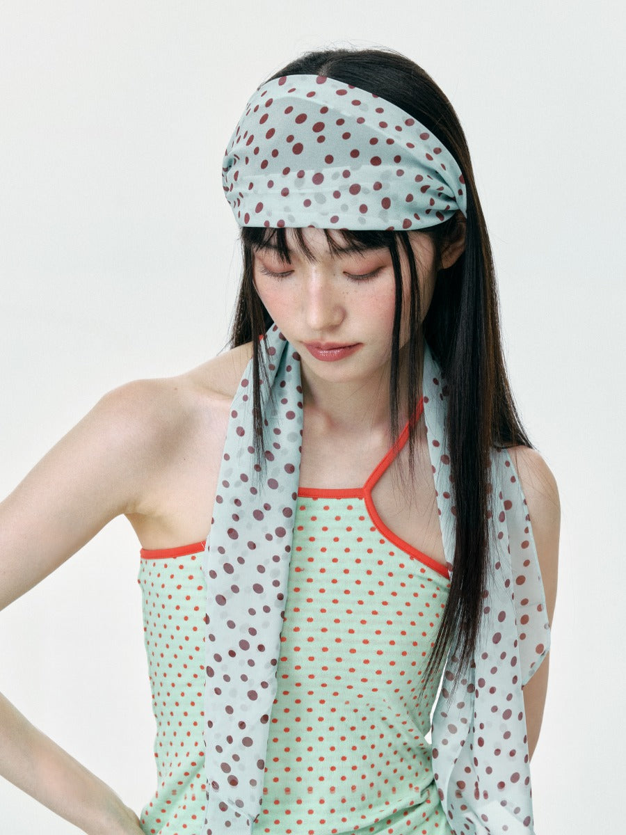 Polka Dot Scarf