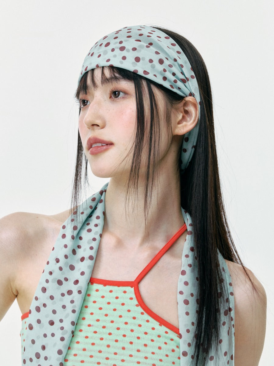 Polka Dot Scarf