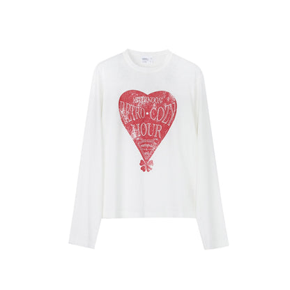 Printed Couple Matching Long Sleeve T-Shirt
