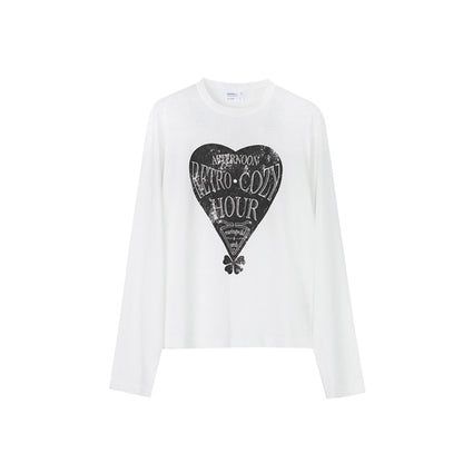 Printed Couple Matching Long Sleeve T-Shirt