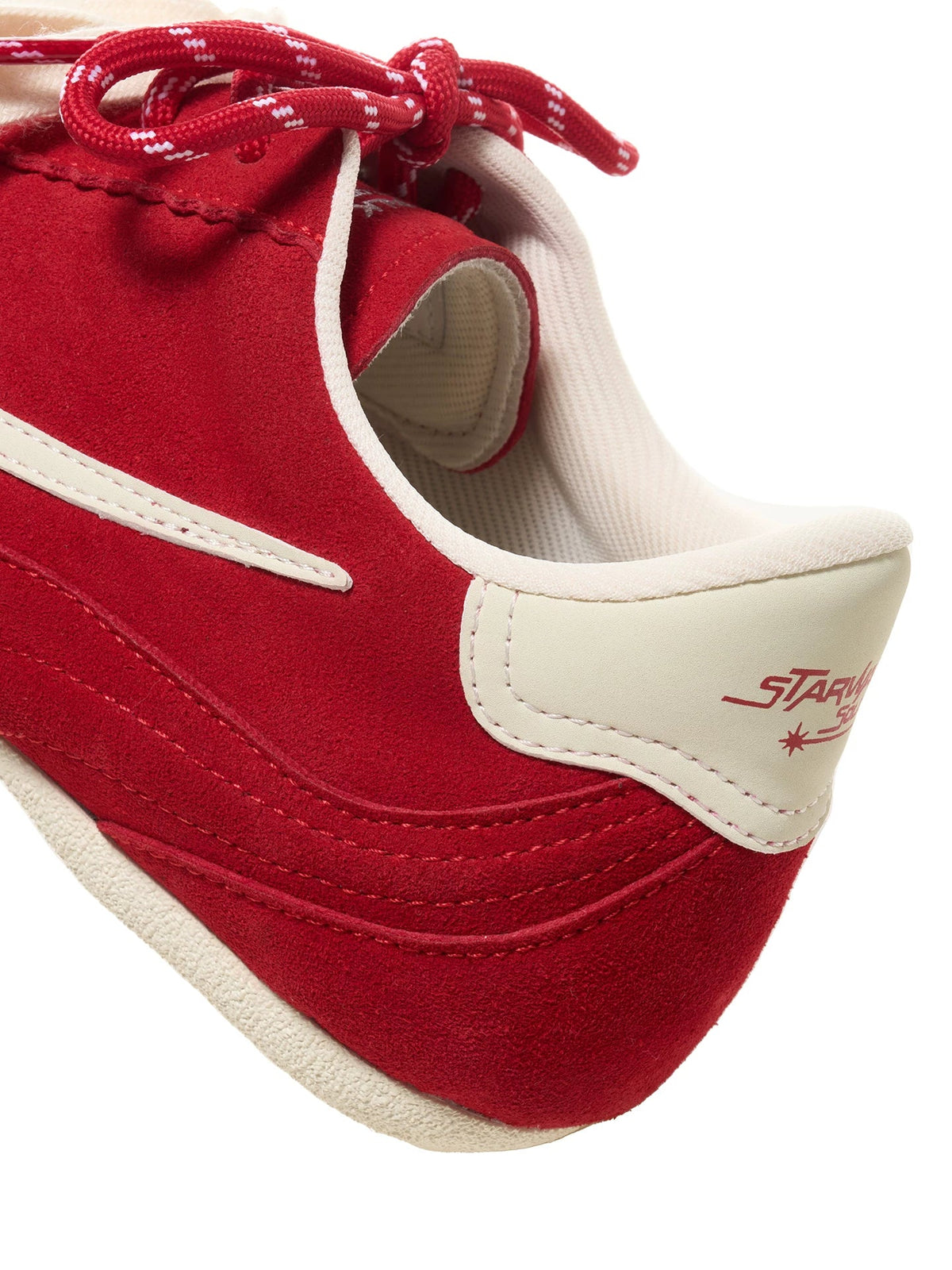 Red Retro Thin-Sole Training Sneakers