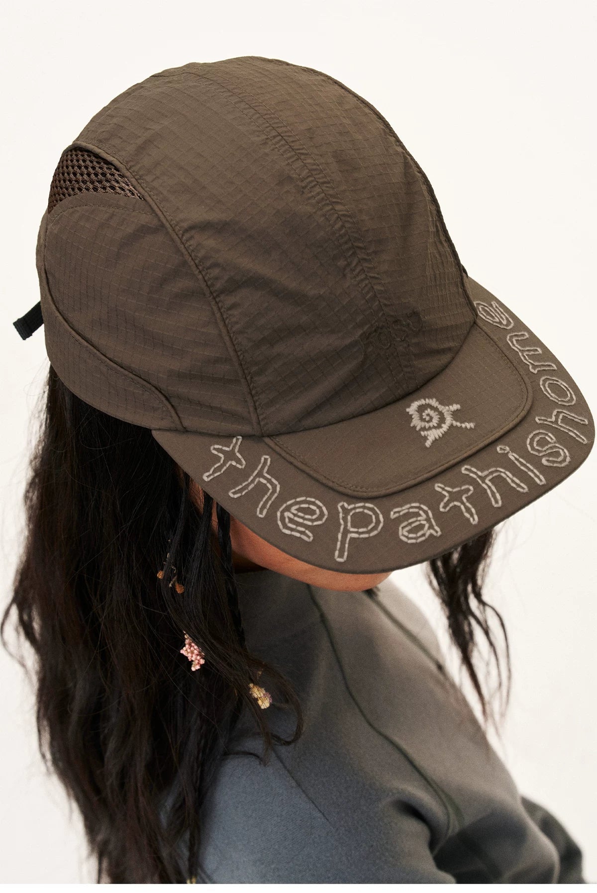 Water-Repellent Mesh-Panel Baseball Cap