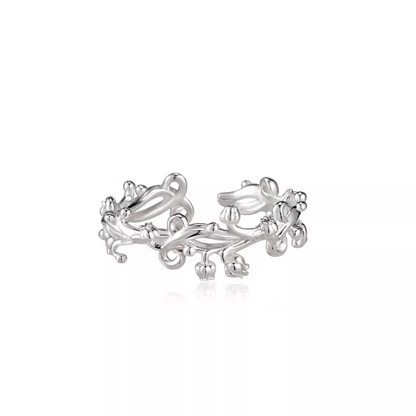 Retro Vine Narrow Ring & Wide Vine Ring