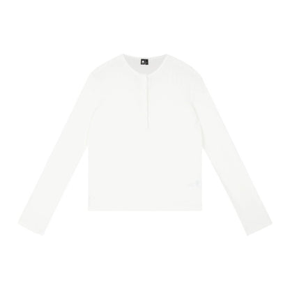 Slim Waffle-Knit Henley Shirt