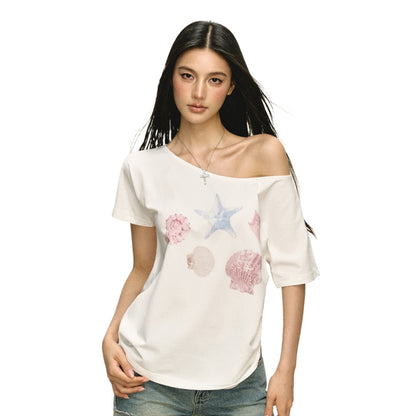 Star Print Long Sleeve Tee