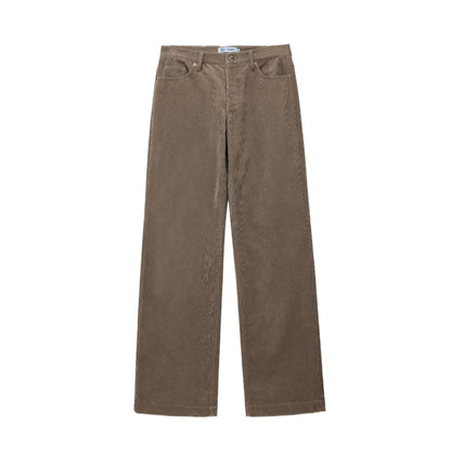 Straight Leg Corduroy Trousers