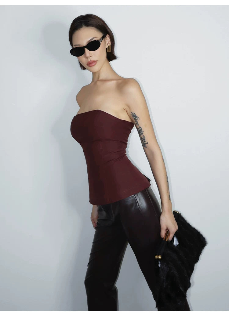 Strapless Bodycon Top