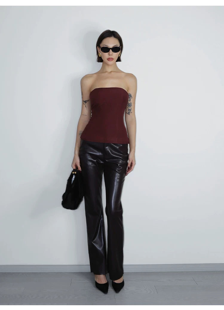 Strapless Bodycon Top