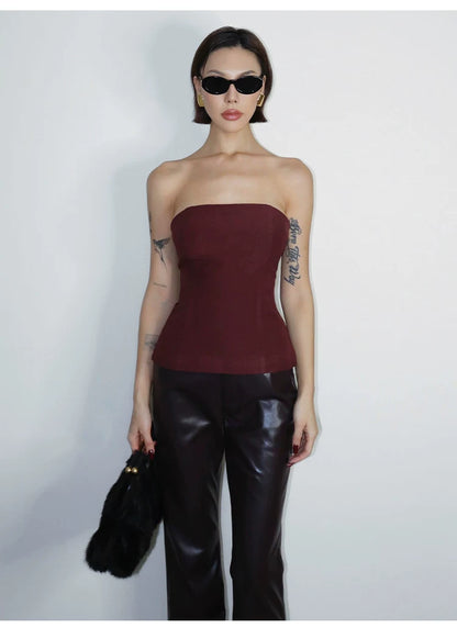 Strapless Bodycon Top