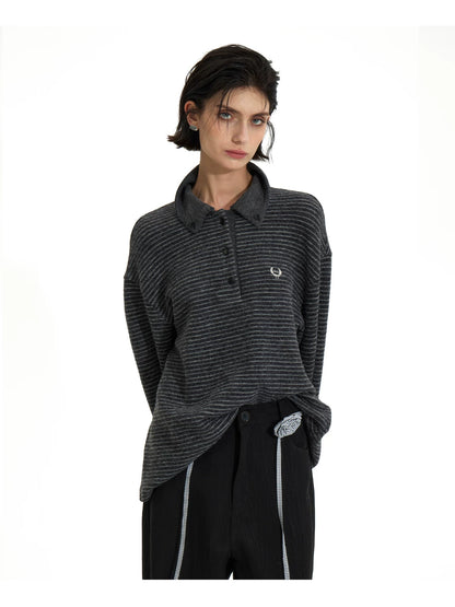 Striped Long Sleeve Top