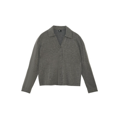 The V-Neck Cardigan in Soft Knit