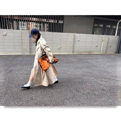 Two-Tone Oversized Travel Duffle