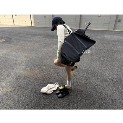Two-Tone Oversized Travel Duffle