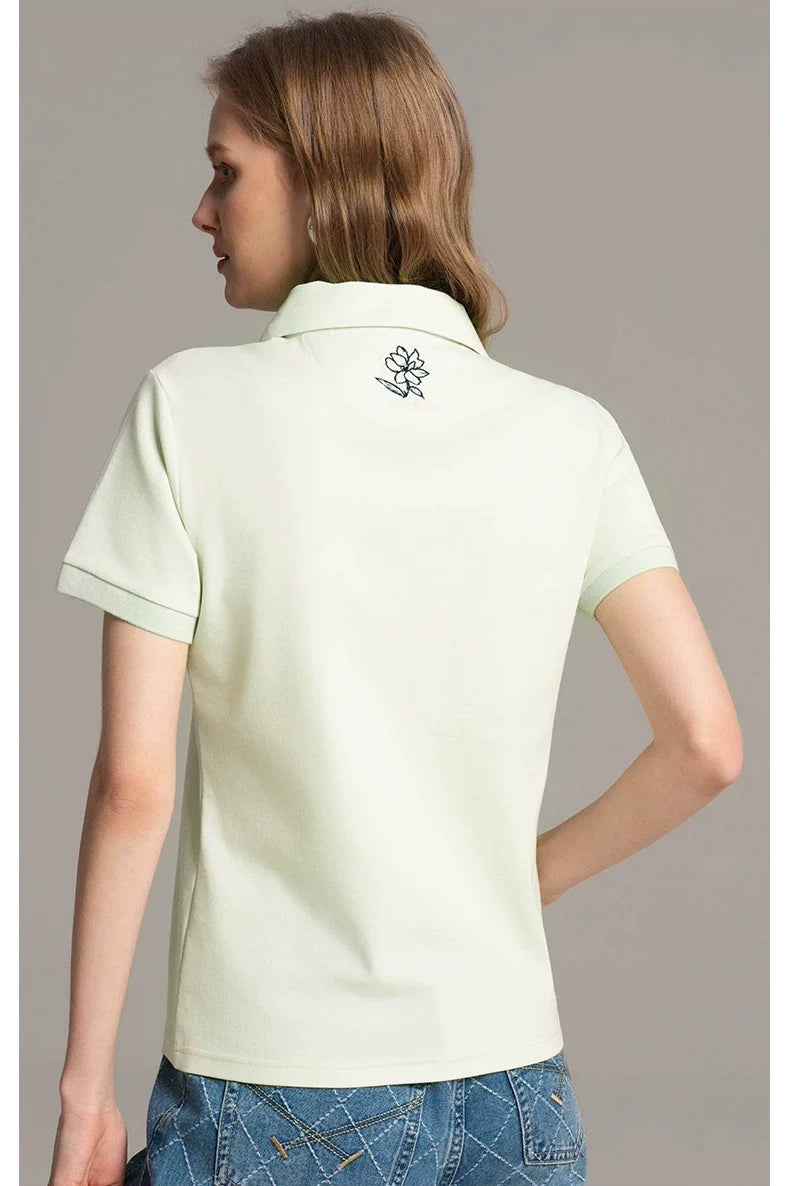 U.S. Polo Assn. Women's Breathable Short Sleeve Polo Shirt